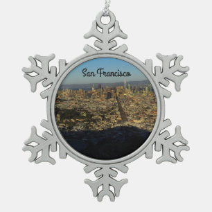 Neige San Francisco Twin Peaks #2 Ornement de flocon de 
