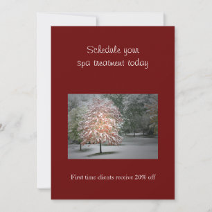 Neige sur les érables Invitations