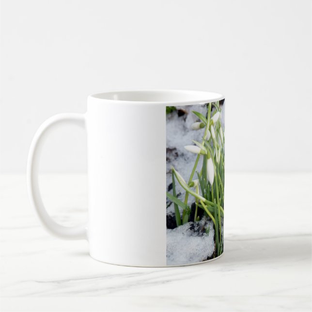 Neiges Dans La Mug De Neige (Gauche)