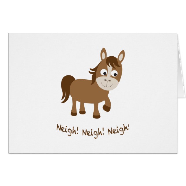 Neigh, Neigh, Neigh ! Cheval mignon (Devant Horizontal)