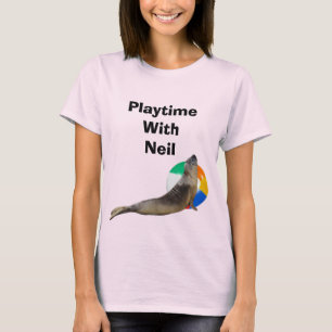 Neil le phoque avec t-shirt ballon de plage