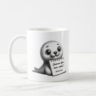 Neil the Seal mignon mug