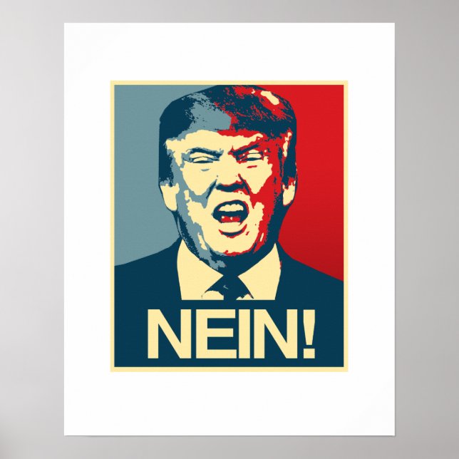 NEIN - Poster anti-Trump - Anti-Trump - (Devant)