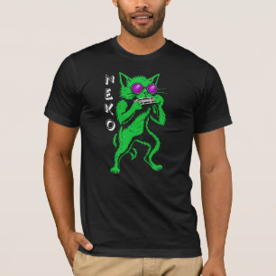 Neko Harmonica Blues Chat T-Shirt