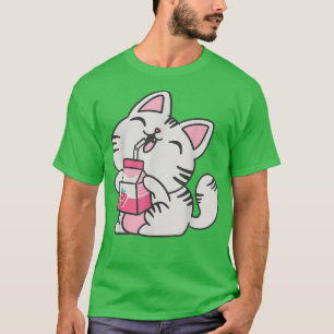 Neko Japan Manga Harajuku Graphic T-Shirt