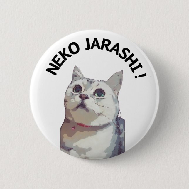NEKO JARASHI button badge by ramu (Devant)
