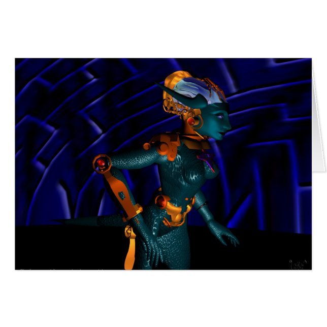 NEMES/ HYPER ANDROID Science Fiction Bleu (Devant horizontal)