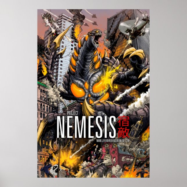 Nemesis - Poster de Kaiju - Art de Matt Frank (Devant)