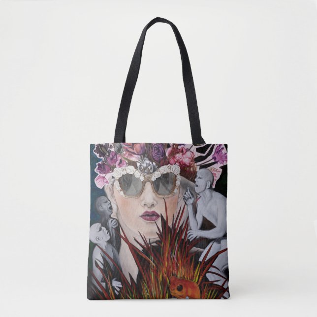 "N'entendez aucun" sac fourre-tout mauvais (Devant)