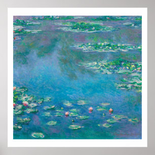 "NÉNUPHARS" CLAUDE MONET POSTER