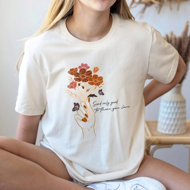 N'Envoyer Que Du Bien À Ceux Qui Vous, T-Shirt Vib (Créateur téléchargé)