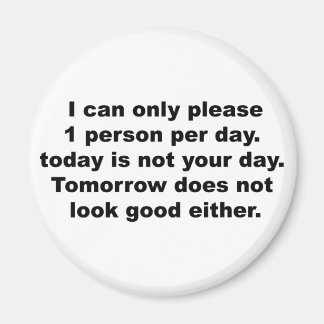 N'envoyez qu'un seul aimant par personne