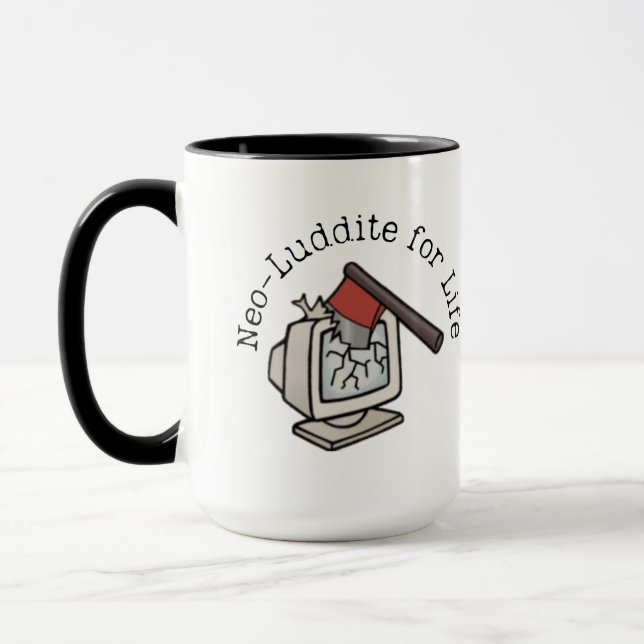 Neo Luddite Mug (Gauche)