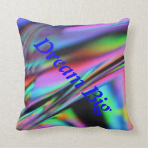 Neon Art Dream-Big coussin