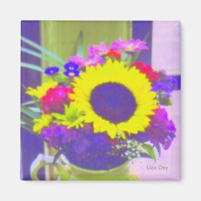 Neon Bouquet Magnet (Devant)