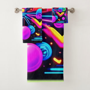 Neon Cosmic Kaleidoscope