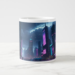 Neon Cyber City Mug - Plongez dans l'avenir!