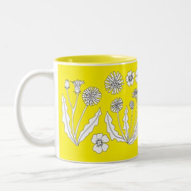 Neon Dandelion Mug (Gauche)