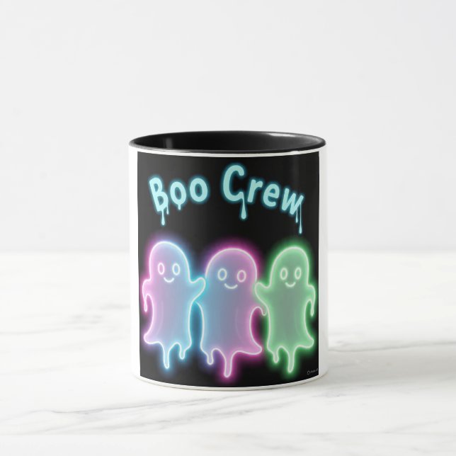 Neon de l'équipage des Boers Ghosts Halloween Mug (Centre)