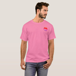 Neon Dragon men pink T-shirt pocket
