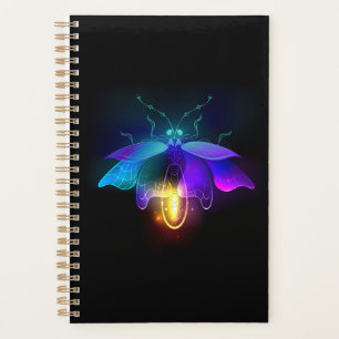 Neon Firefly sur noir