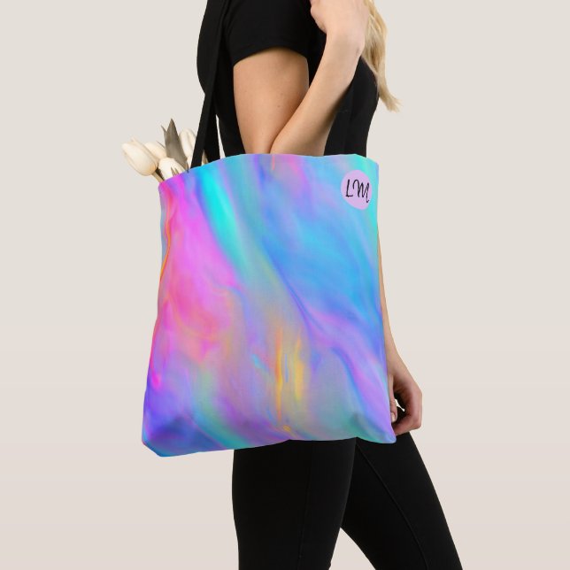 Neon Flow Sac fourre-tout personnalisé (De près)