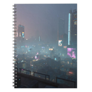 Neon Fog Cyber City Carnet