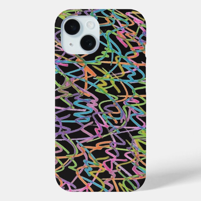 Neon Graffiti coque iphone (Verso)