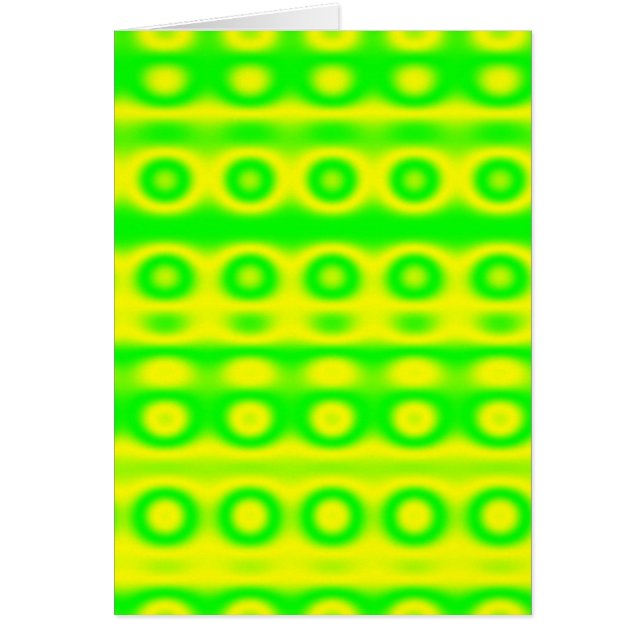 Neon Green Circle Abstrait (Devant)