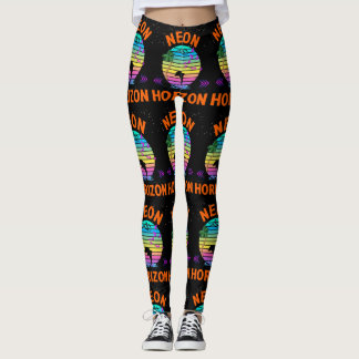 Neon Horizon Sundown Leggings
