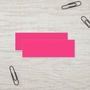 Neon Pink Mini Carte de visite