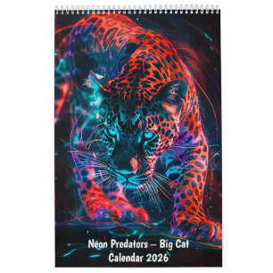 Neon Predators – Calendrier des Grands Félins 2026