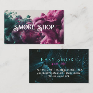 Neon Smoke Shop Carte de visite