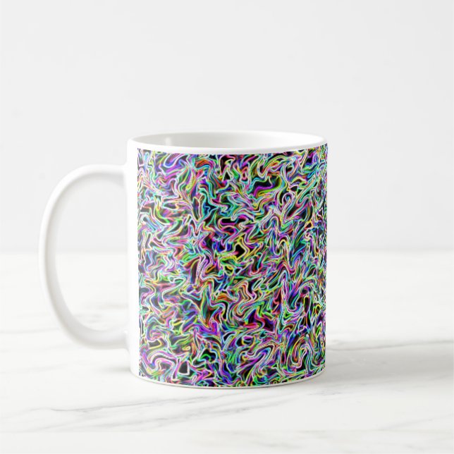 Neon Swirl 11oz Mug (Gauche)