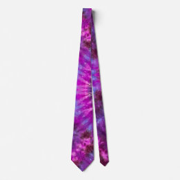 Neon Tie Dye - Cravate masculin