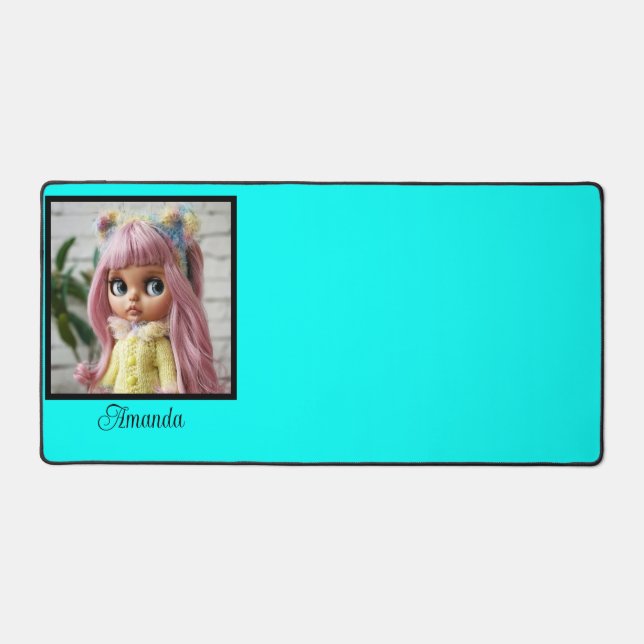 Néon turquoise clair tonalité moderne tendance (Recto)