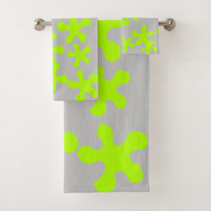 néon vert citron gris amusant enfants