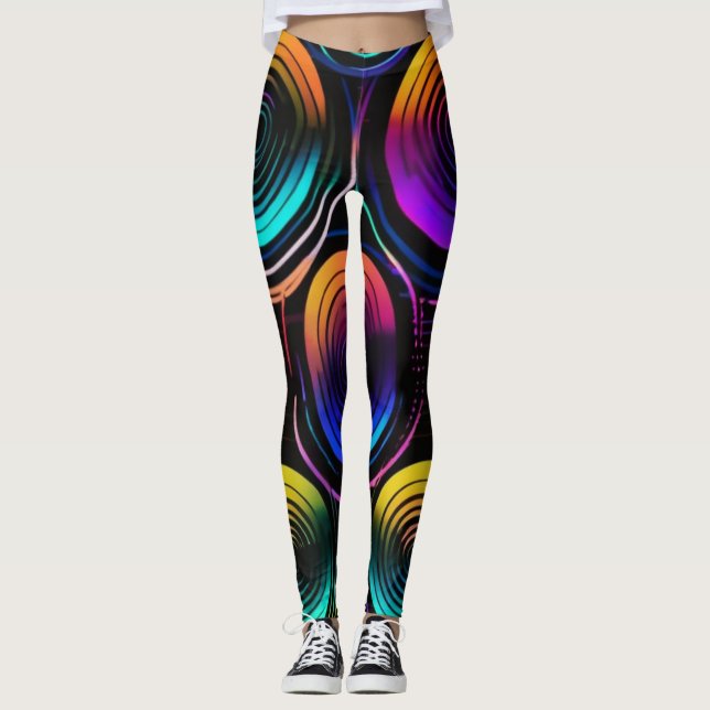 Neon Vibe Radiance Leggings (Devant)