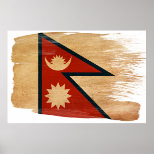 Nepal Flag Posters