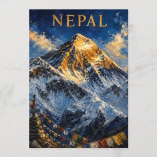 Népal : Lever de soleil doré sur le mont Everest S