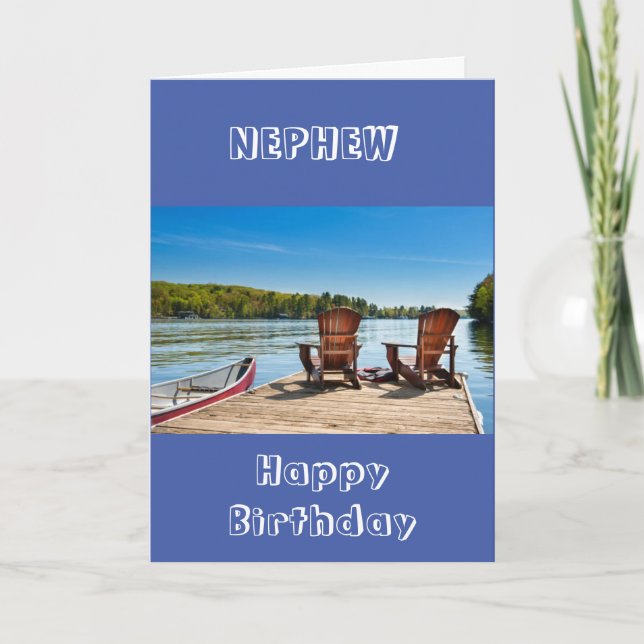 **NEPHEW** PROFITEZ DE VOTRE CARTE D'ANNIVERSAIRE (Devant)
