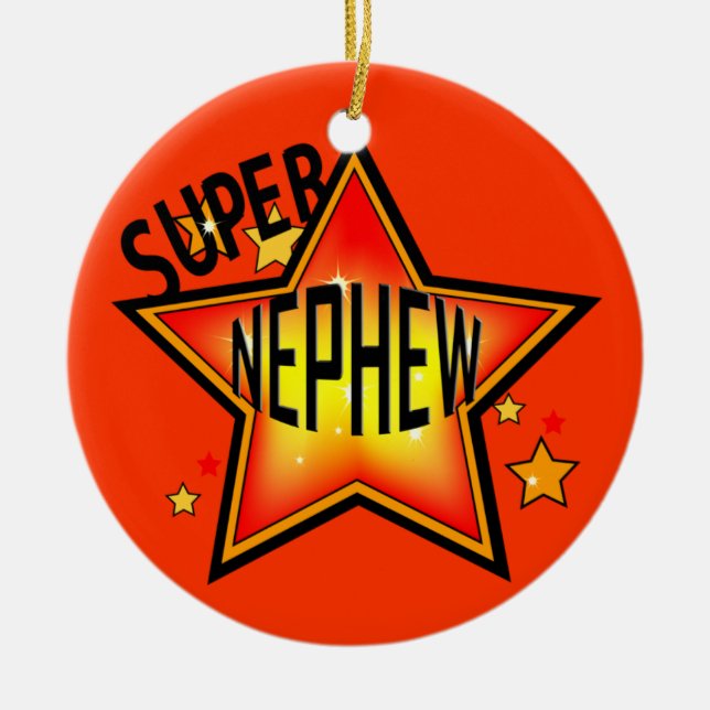 Nephew Super Star Noël Ornement (Devant)