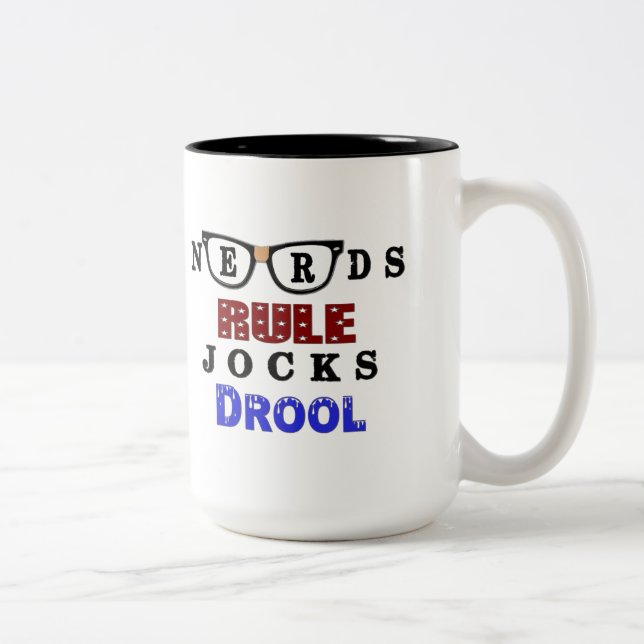 Nerds Règle La Mug De Café Humour (Droit)