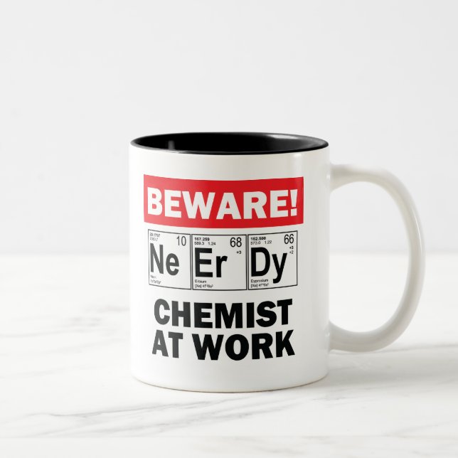nerdy chimiste mug (Droit)