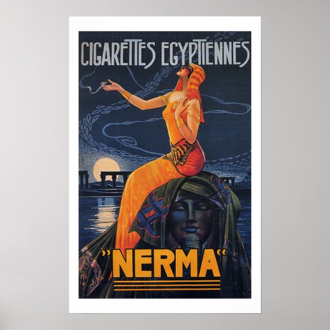 NERMA Cigarettes Egyptiennes Poster (Devant)