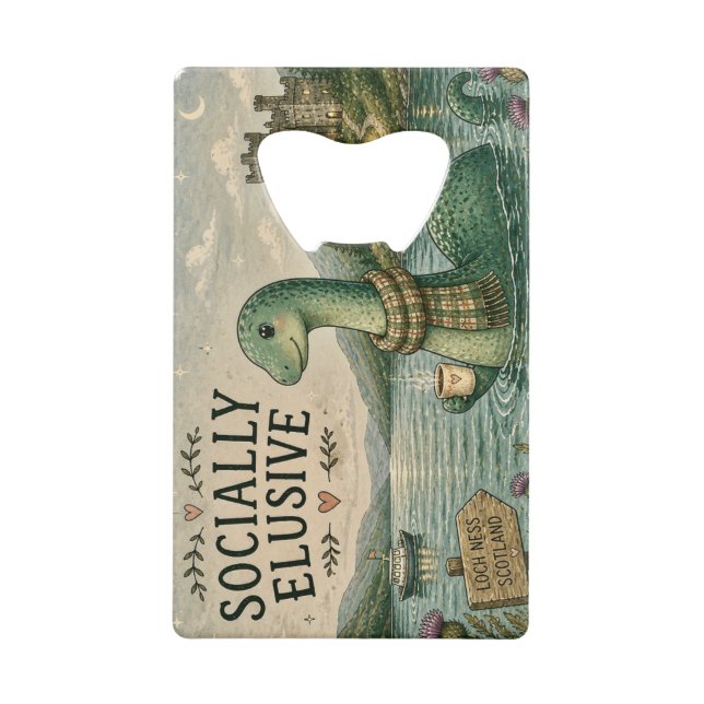 Nessie Cryptide Insaisissable Socialement Loch Nes (Devant)