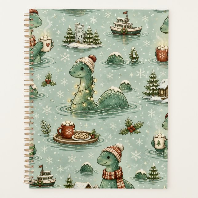 Nessie de Noël Monstre du Loch Ness Confortable Cr (Devant)