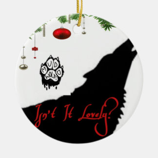 N'est-ce pas merveilleux ornement en céramique