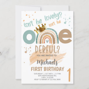 N'est-il pas un invitation d'anniversaire de garço