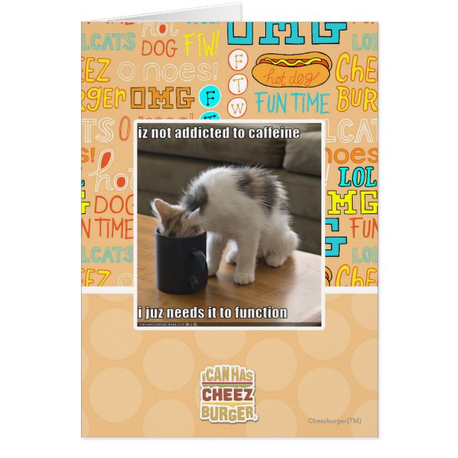 N'est pas accro à la caféine (Devant)